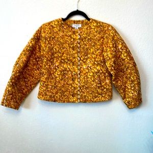 Mika Vargas for target quilted cropped jacket.  Excellent condition  XX-small